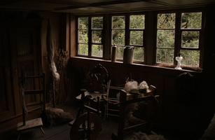 Handarbeitszimmer im alten Bauernhaus