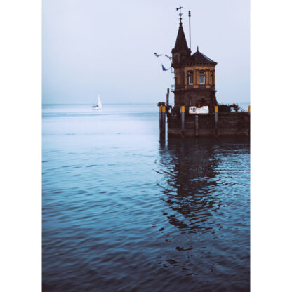 Konstanzer Hafen Postkarte